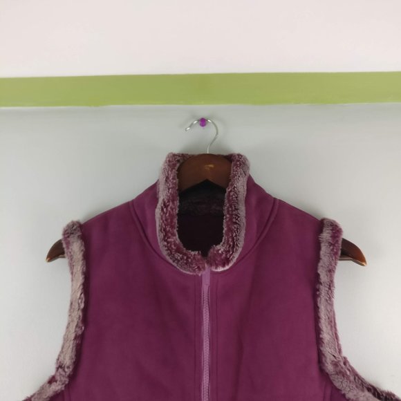 Northern Lifestyles Canadian brand Sherpa Vest Sherpa jacket, Penny Lane fauxfur - Picture 3 of 12